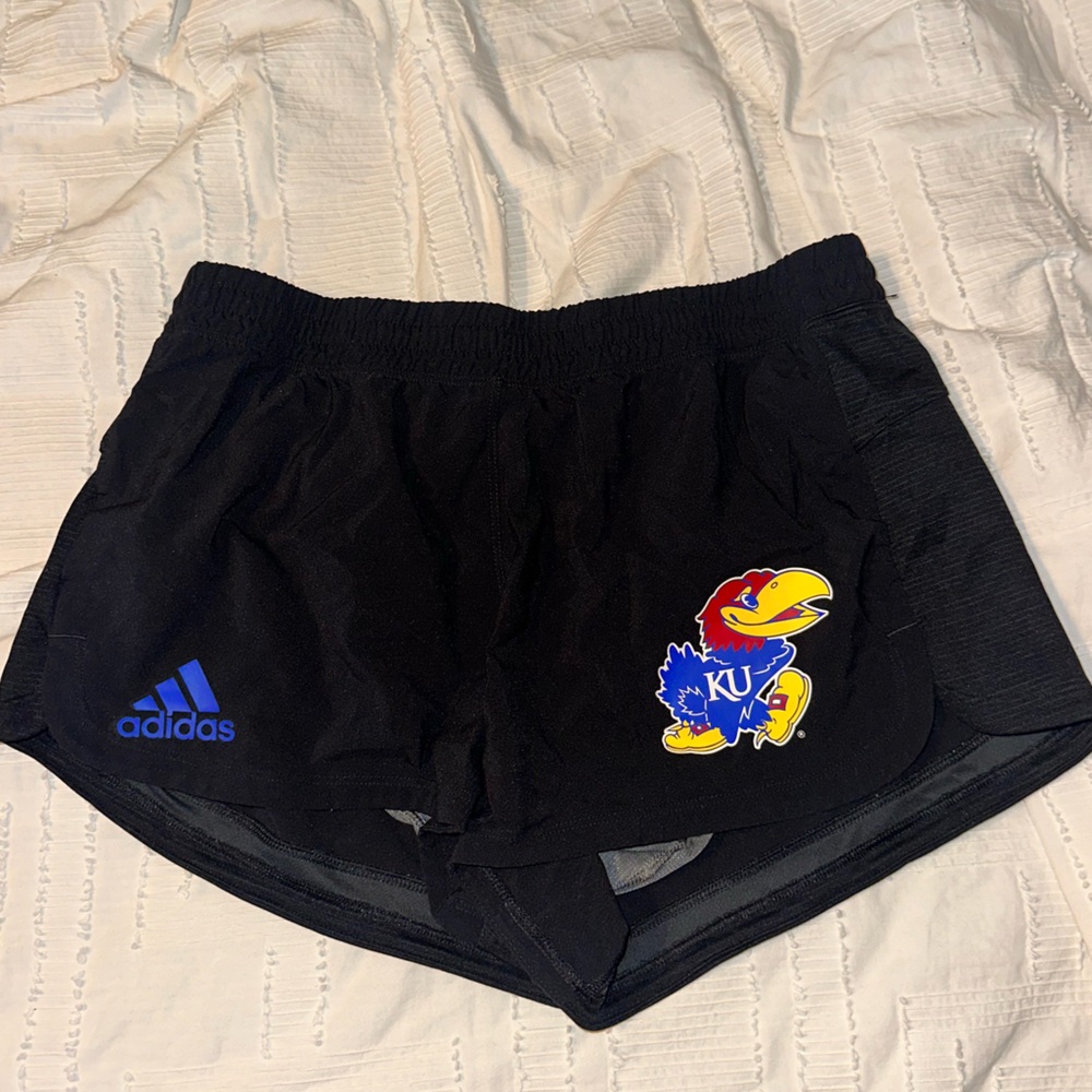 Kansas Jayhawk Adidas Running Shorts